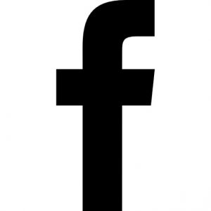 Sort Facebook-logo