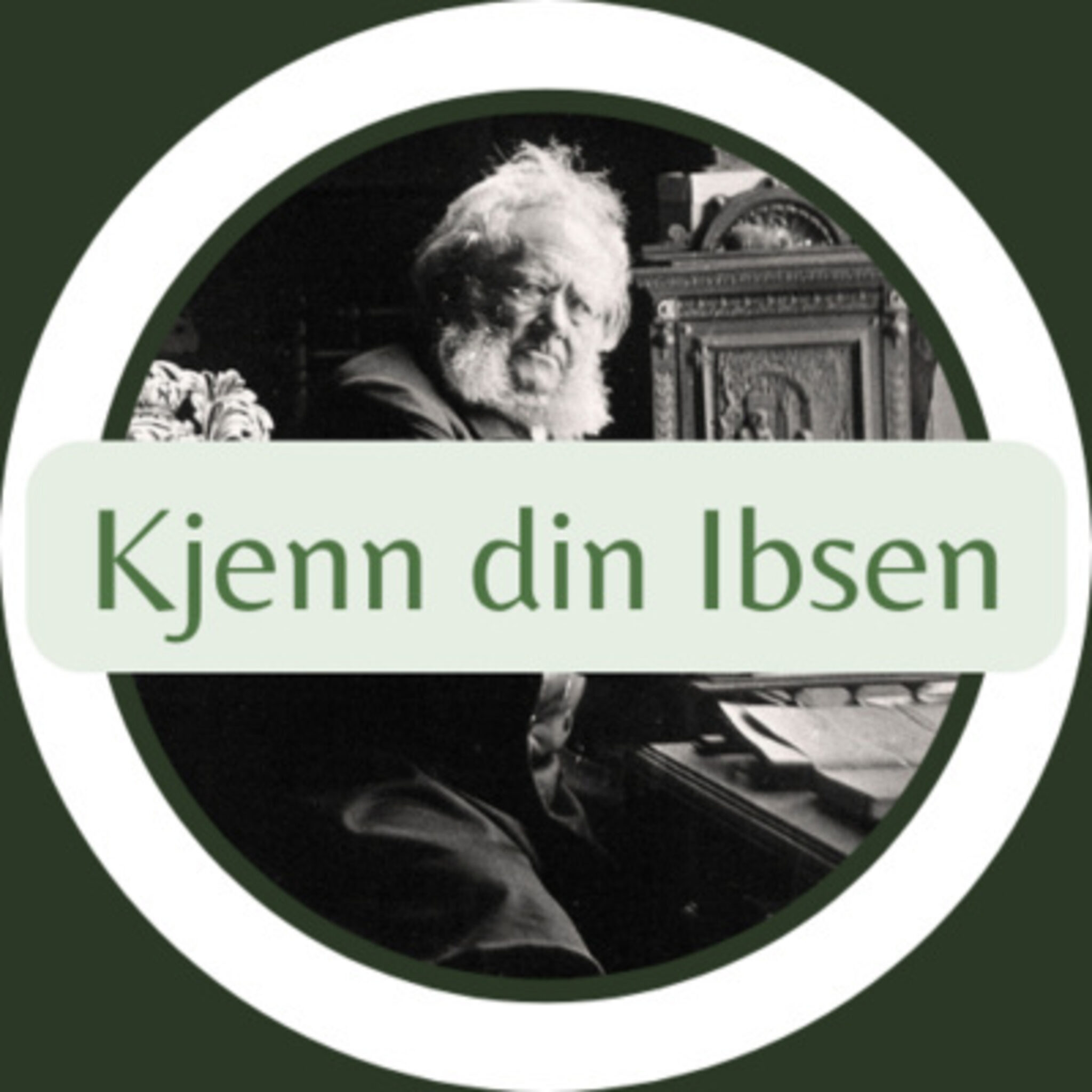 Logo av arrangementsserien "Kjenn din Ibsen".
