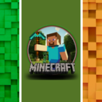 Bilde av en Minecraftlogo.